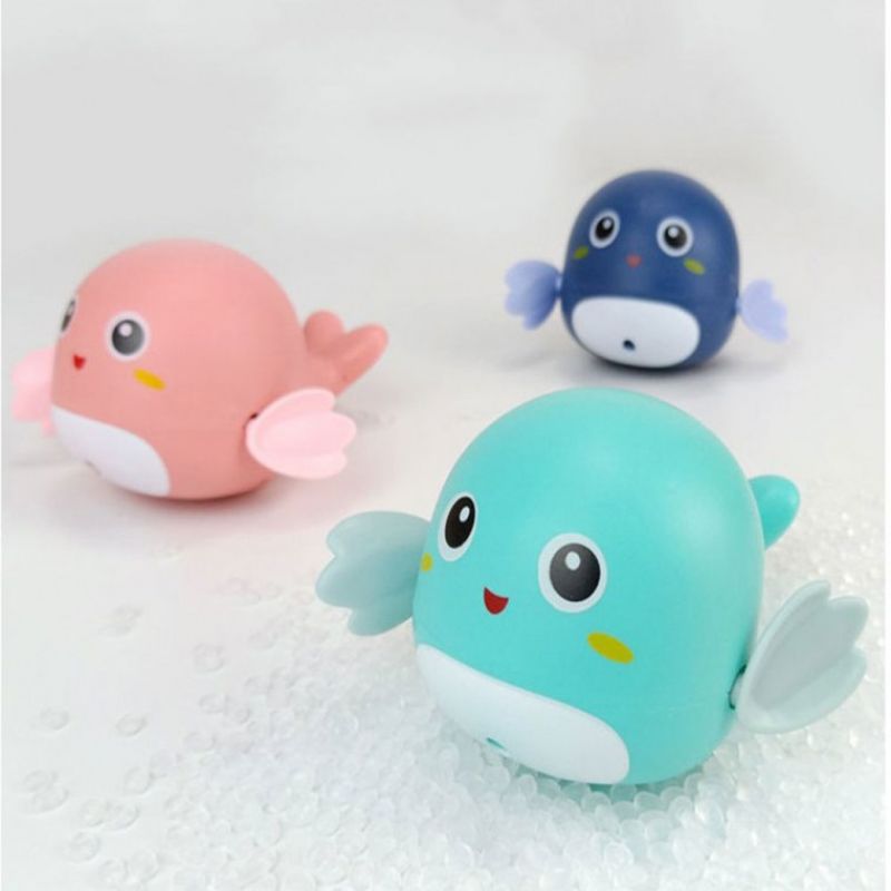 아기고래 목욕장난감 태엽 고래장난감 목욕놀이용품 어린이집답례품 이미지