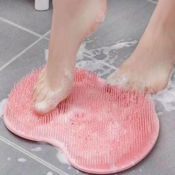 발바닥브러쉬 발씻는 발각질제거 매트 실리콘발닦기 이미지