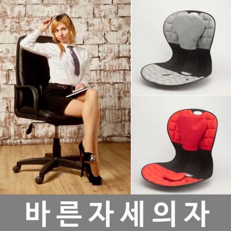 한국산정품 바른체어 바른의자 바른자세의자 자세교정의자 기능성의자 밸런스의자 특허출원 이미지