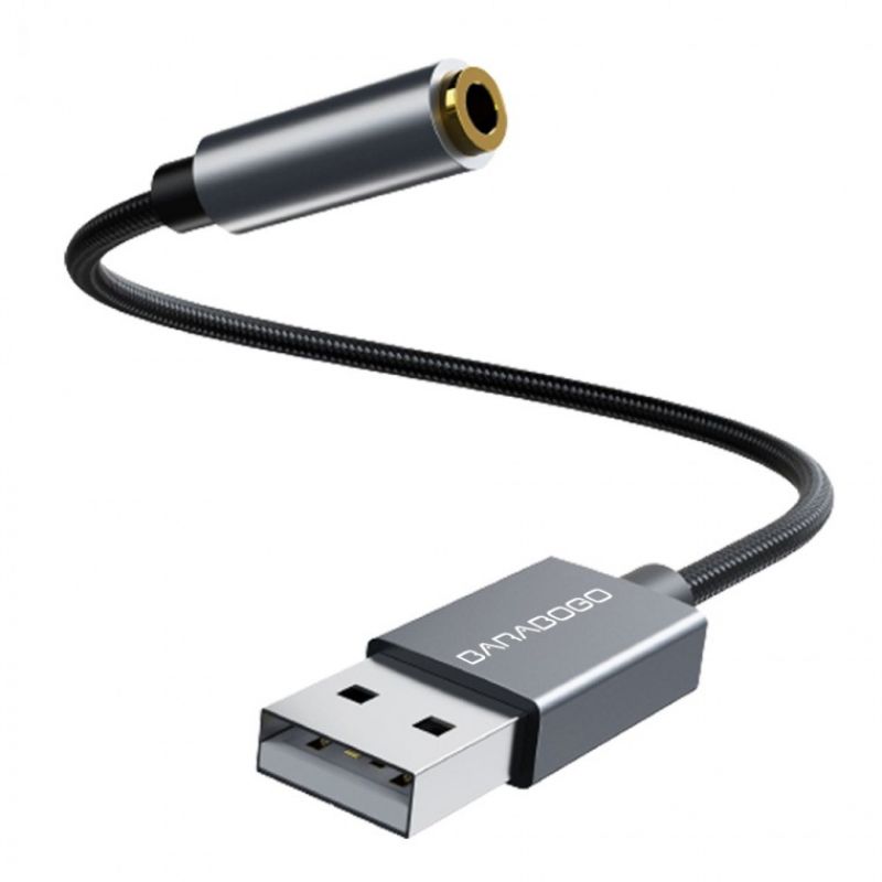 USB A 타입 3.5mm 스테레오 HIFI 오디오 케이블 이미지