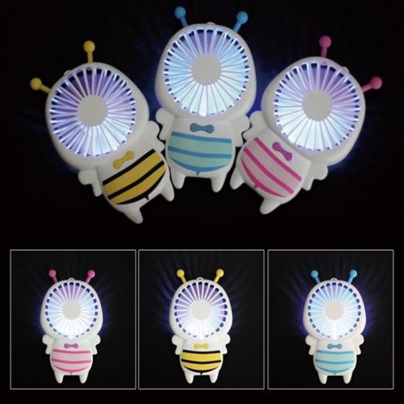 꿀벌 LED 핸드선풍기/충전식/USB선풍기/휴대용/미니 이미지