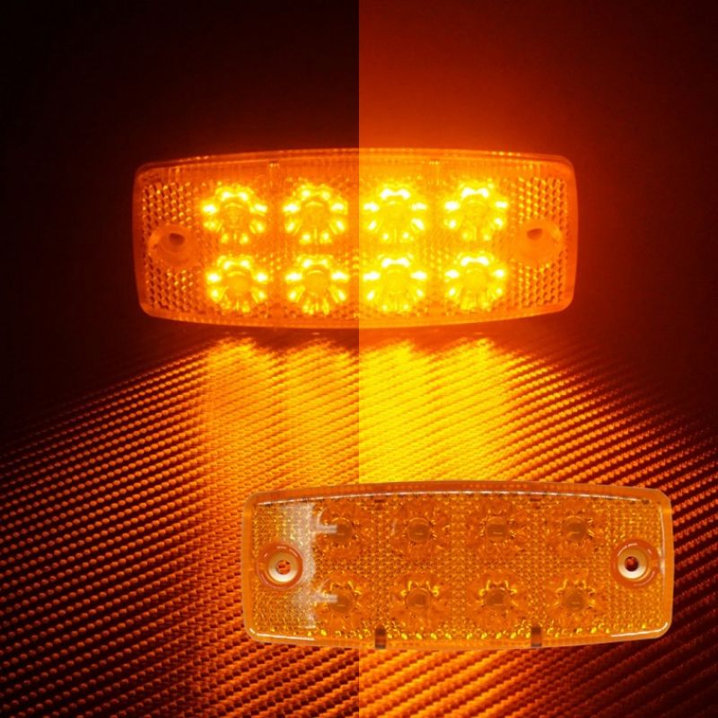 국제산업 8구 LED 사이드 램프 (24V) / 전구 윙바디 이미지