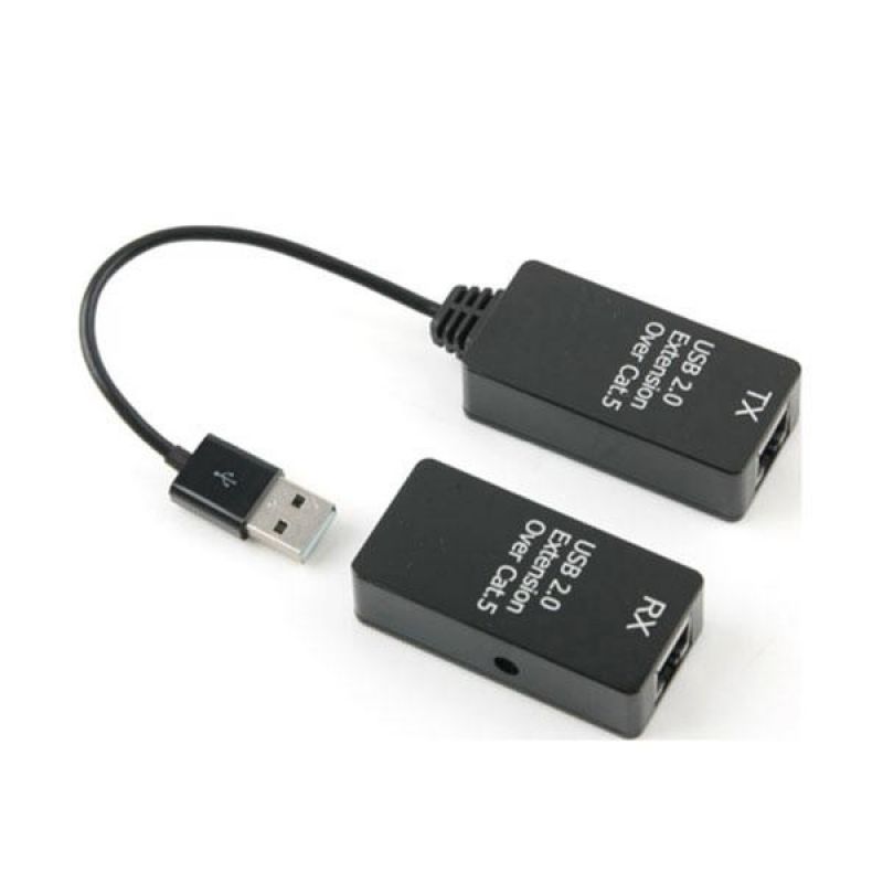 Coms USB리피터 RJ45 DM184 (Ver2.0 연장거리1m 50m USB전원케이블 이미지