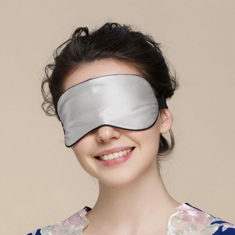 수면안대 그레이 소프트 암막안대 휴대용 눈안대 숙면안대 눈가리개 불면증안대 이미지