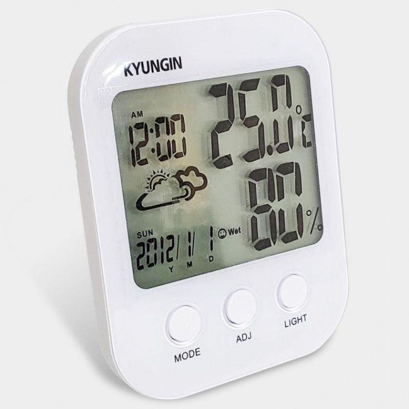 경인 디지털 온습도계(TH-905) 탁상형 온도 습도 측정 이미지