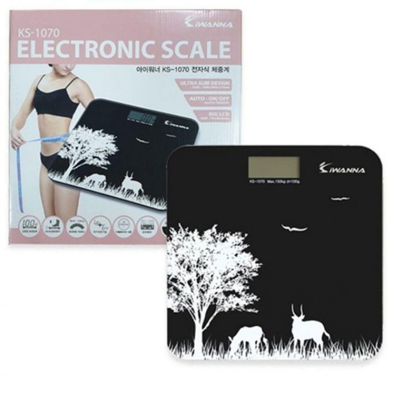디지털 체중계 가정용 몸무계 측정 체중 관리 이미지