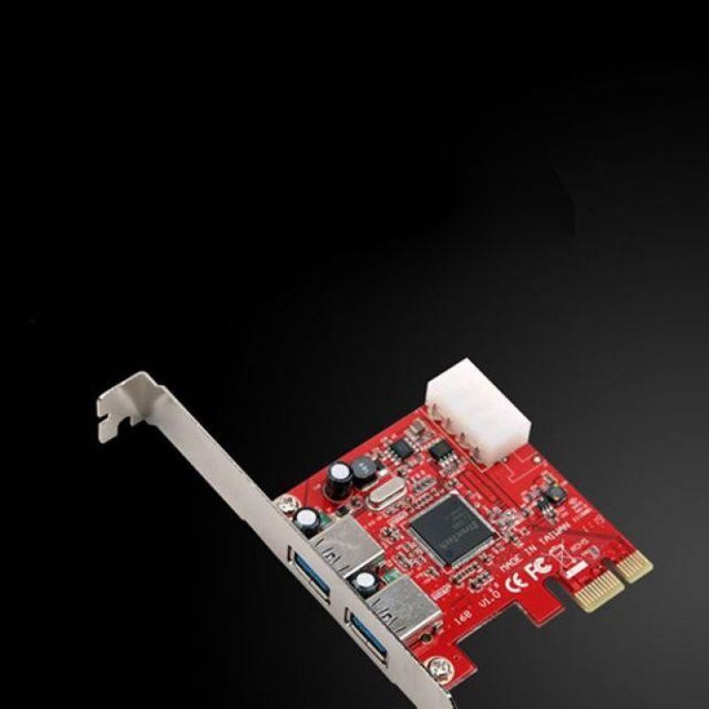 Coms USB 3.0 카드 PCI Express 2Port 케이블 젠더 이미지