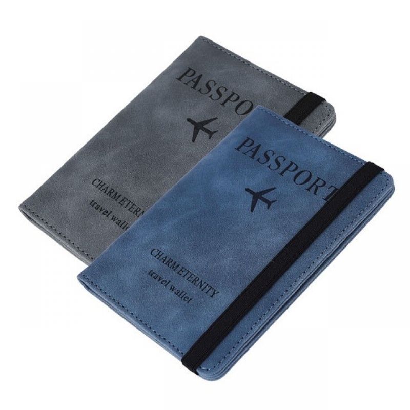 RFID 도난방지 여권 케이스-색상랜덤 카드 포켓 지갑 이미지