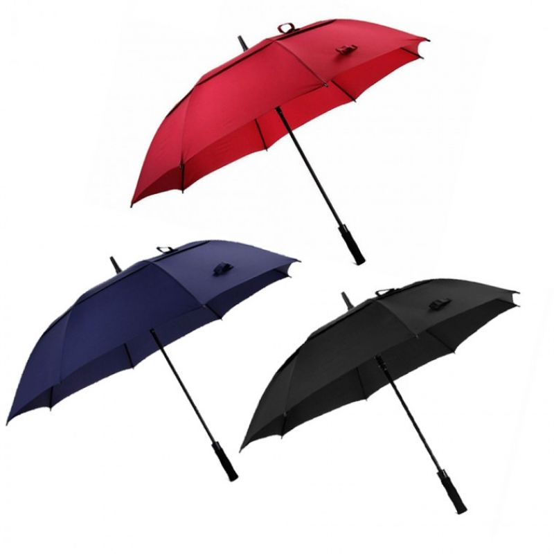 방풍 초대형 우산/ 이중 골프 자동 우산/ 대형 일자형 이미지