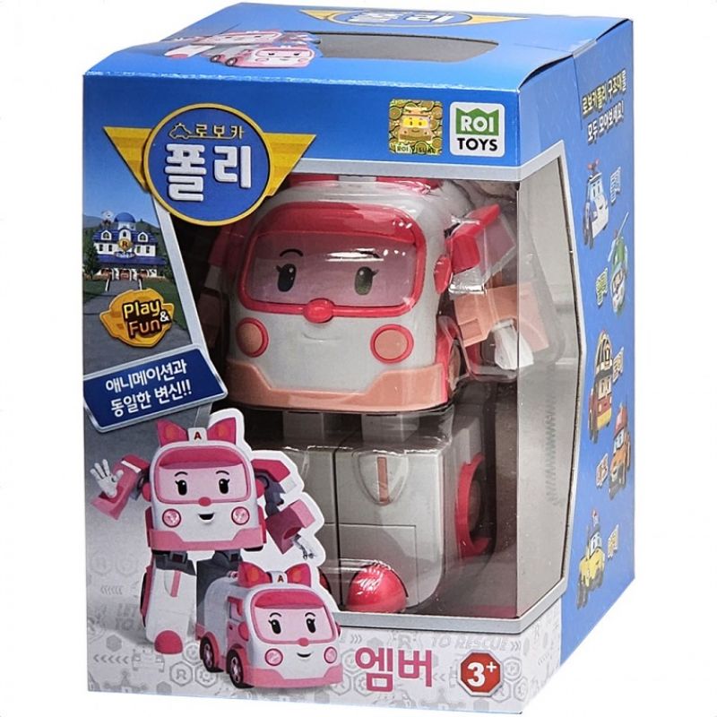 로보카폴리 엠버 어린이 유아 변신 로봇 장난감 선물 이미지