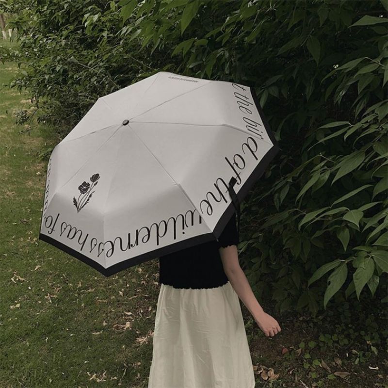 3단 자동우산 로즈 튼튼한 접이식 우산 양우산 단우산 이미지