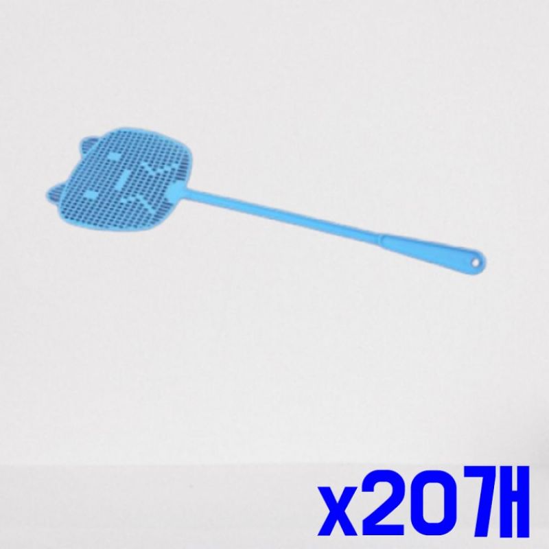 가벼운 파리채 블루 x20개 벌레퇴치 해충퇴치 이미지
