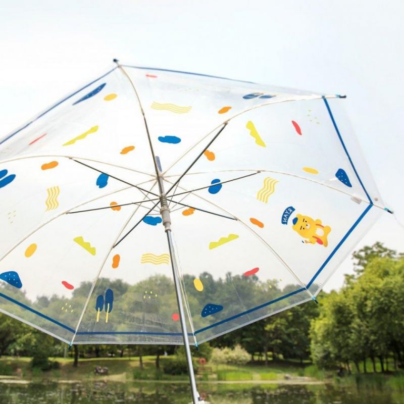 카카오프렌즈 에이프릴샤워 투명 장우산 이미지
