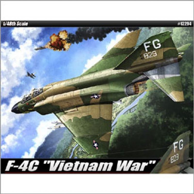 아카데미과학 F-4C 베트남전 비행기 프라모델 장난감 이미지