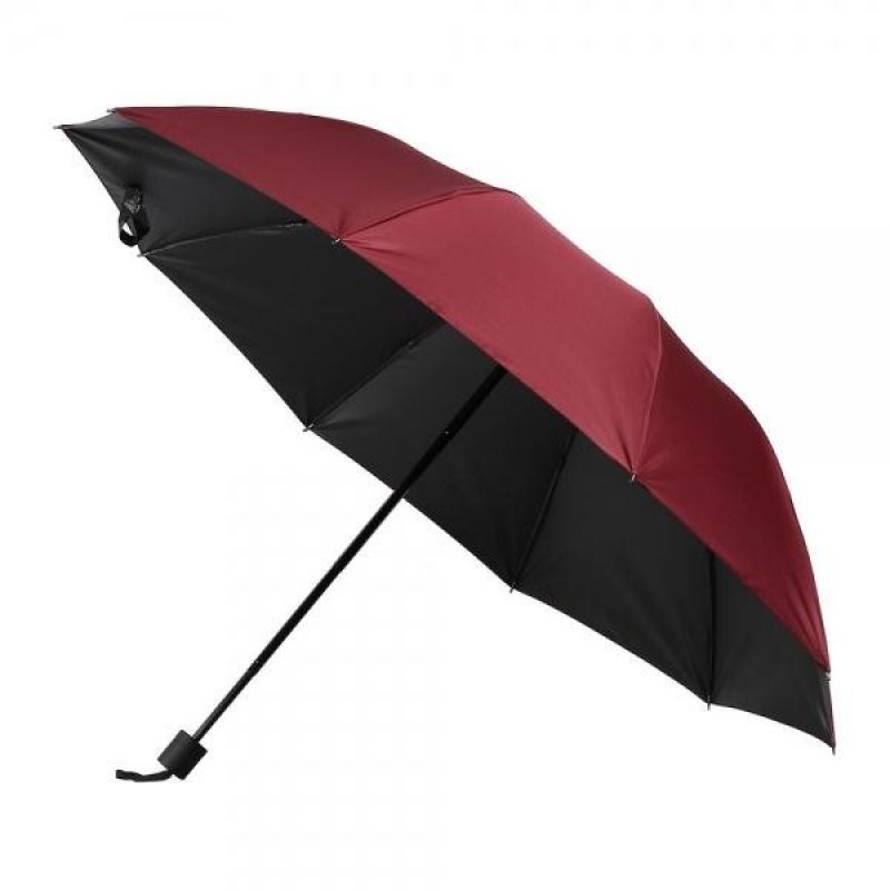 빅사이즈 암막코팅 방수 UV차단 대형 우산 3단 (와인) 이미지