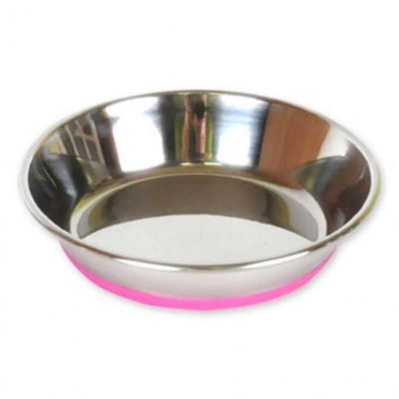 글로벌펫PATR 슈퍼 강아지 밥그릇 S 핑크 고양이 식기 물그릇 보울 이미지