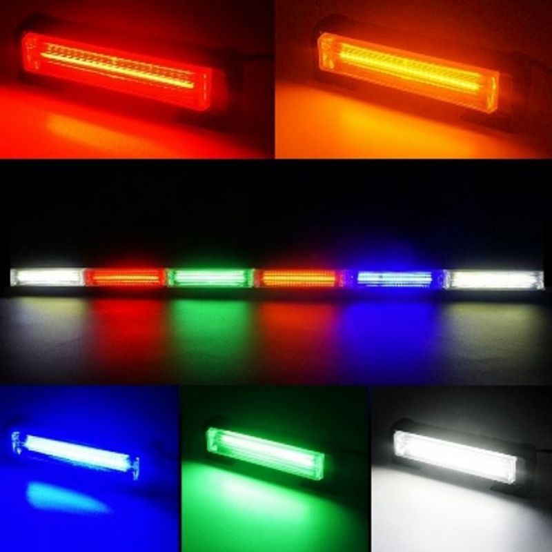 자동차 LED 바라이트 차량 경광등 램프 면발광 6구 이미지