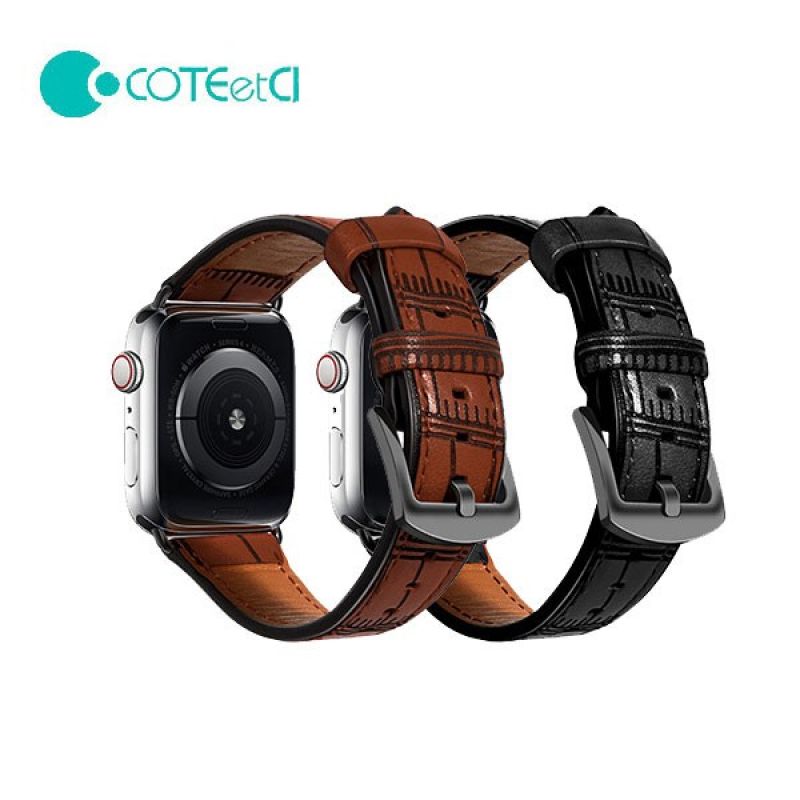 COTEetCl 애플워치 전용 악어가죽 밴드 스트랩 시계줄 Apple Watch 8 울트라 이미지