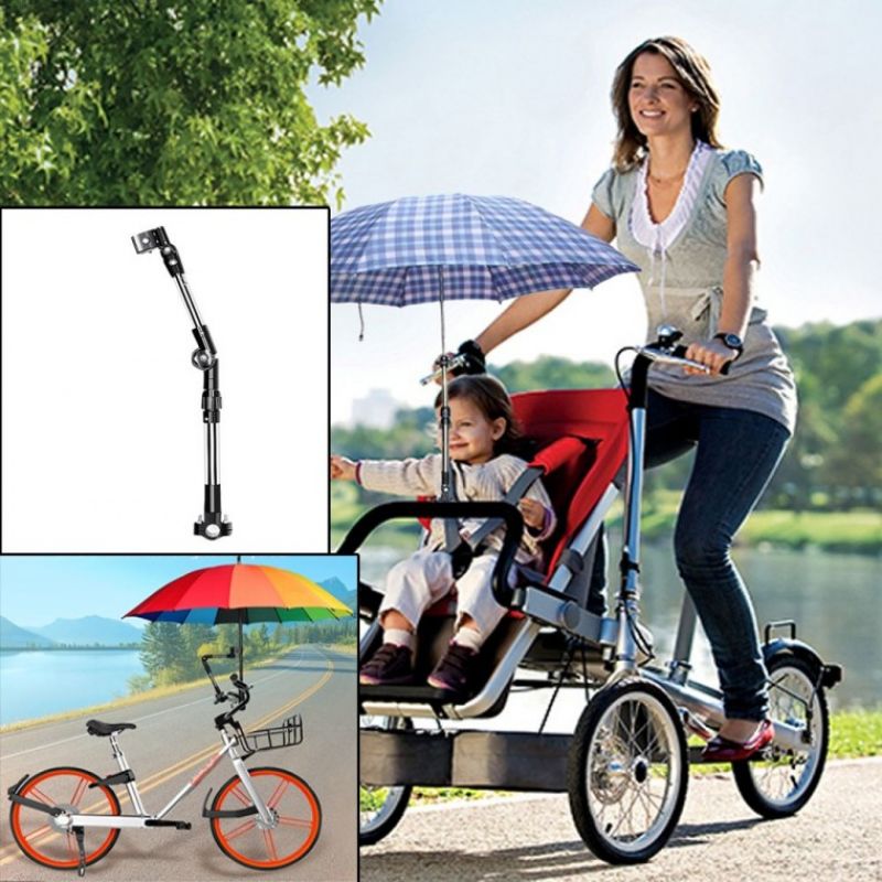 관절형 우양산 거치대 유모차 자전거 파라솔 우산 걸이 휠체어 이미지