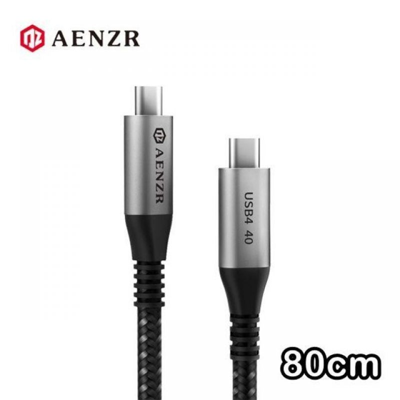 (80cm)AENZR USB4.0 C타입 고성능 고속 데이터케이블 이미지