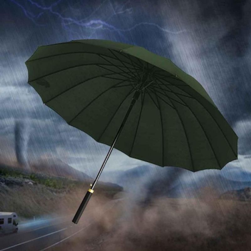 살많은 장 우산 16 24 뼈대 의전용 자동 골프 태풍 이미지