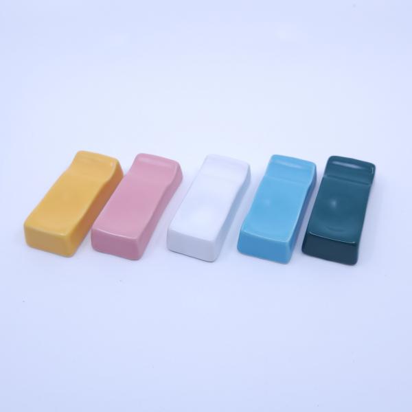 수저받침 수저받침대 젓가락받침 식탁숫가락받침 도자기 컬러 5가지 색상 이미지