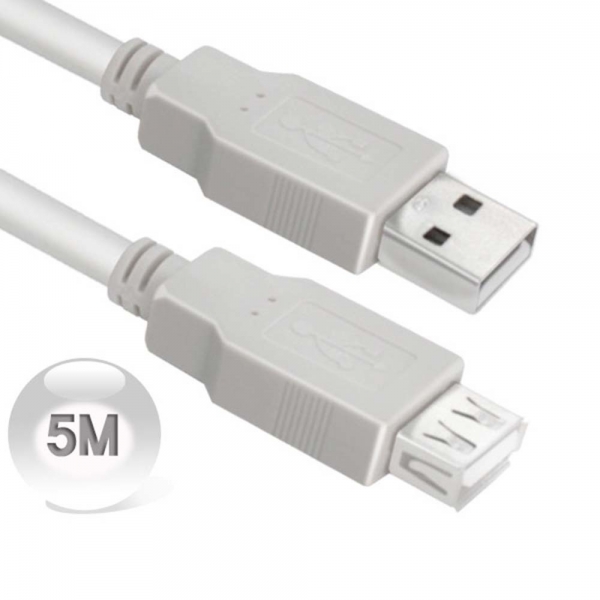 와이어맥스 USB 2.0 AMAF 연장 케이블 5M N305 이미지