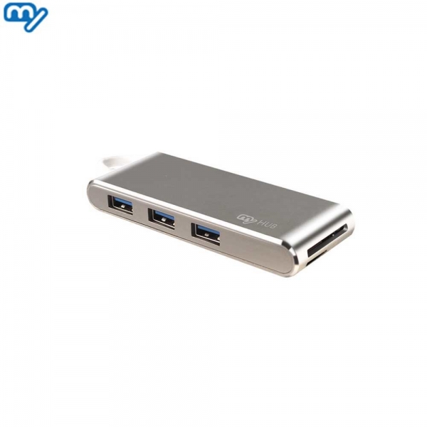 UA3CS USB3.0 C타입 5포트 카드리더기 알루미늄허브 이미지