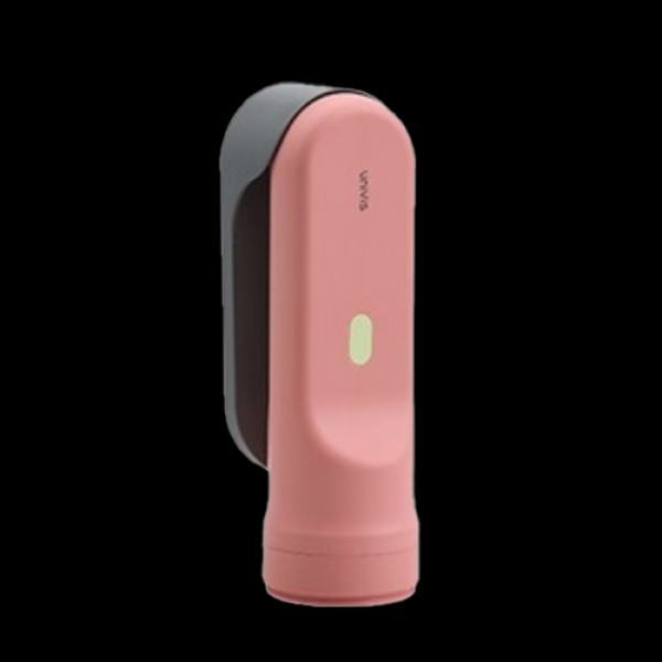 휴대용 비상조명등디자인형 LED 무음 핑크Q마크 이미지