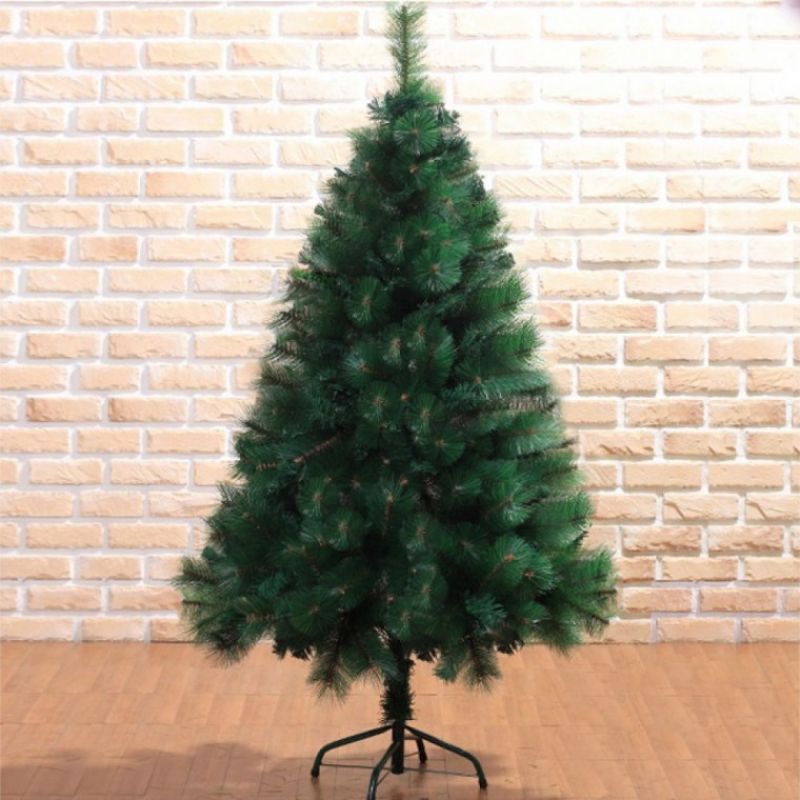 데코 용품 150cm 풍성한 스카치 크리스마스 솔잎 트리 크리스마스트리 가정용 이미지