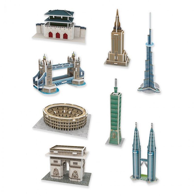 페이퍼락 (3D입체퍼즐) 미니 세계유명건축물시리즈2 (8종) (WA217) 이미지