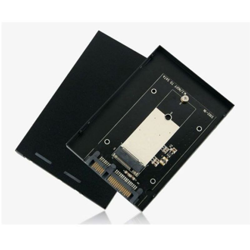 SSD 변환 컨버터 mSATA 사이즈 변환 컨버터 2.5in bk 이미지