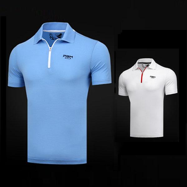 골프 남자 반팔 티셔츠 경기 여름 옷 셔츠 이미지