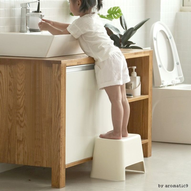 어린이 미끄럼 방지 안전한 욕실발판 목욕의자 대형 이미지