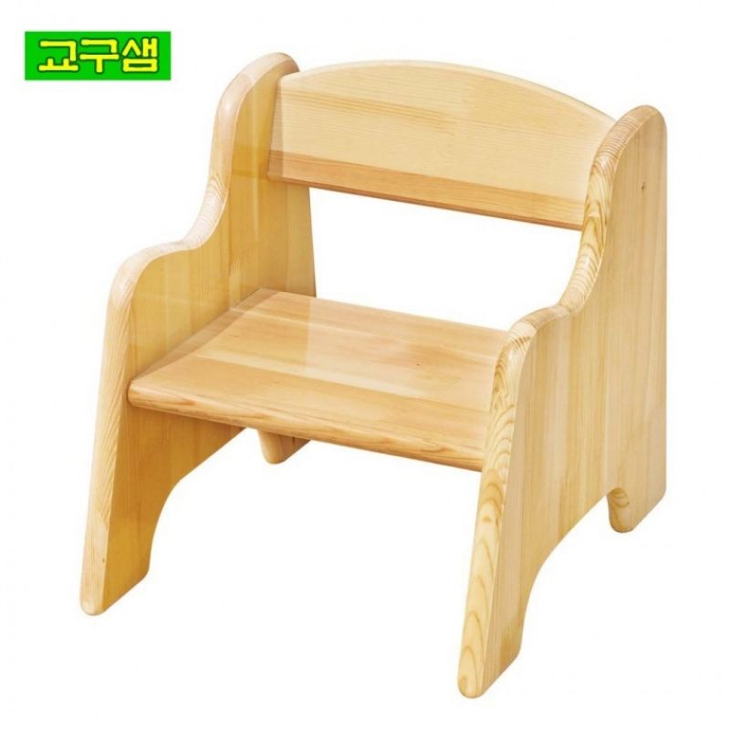 원목 영아 어린이 의자 (다리자작합판) H27-5ca 이미지