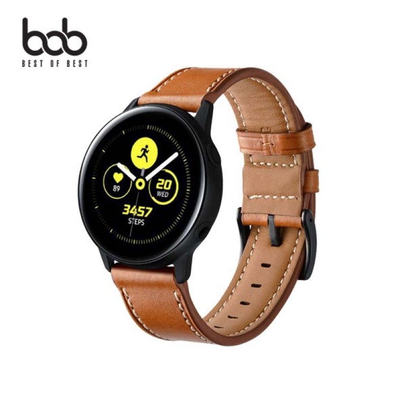 bob 갤럭시워치 전세대호환 컬러 가죽 스트랩 밴드 시계줄 Galaxy Watch 워치5  이미지