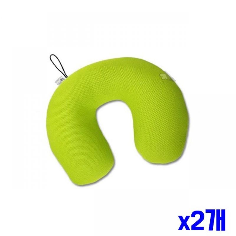 공기주입식 캠핑 에어메쉬 목베개 x2개 휴대용베개 이미지
