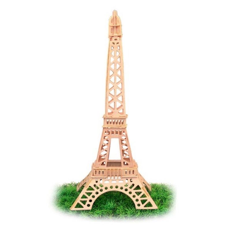 6P 에펠탑 DIY 원목 조립 퍼즐 만들기 BD P030 이미지