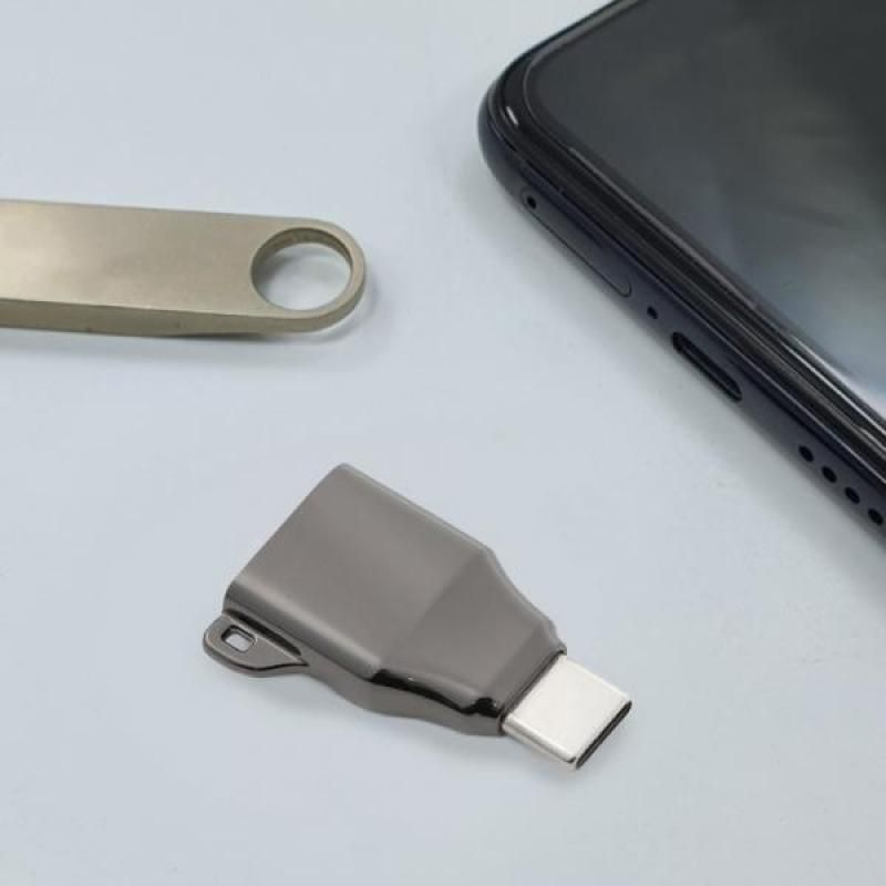 USB-A 3.0젠더 OTG젠더블랙 휴대폰용품 AtoC변환젠더 usb젠더 카드리더기 a타입 이미지