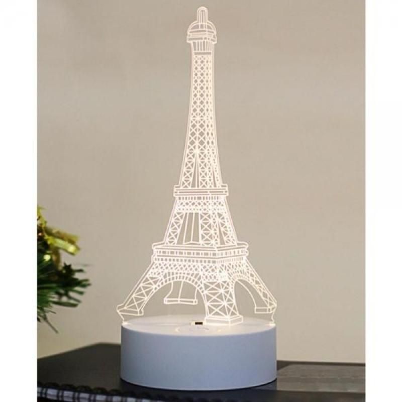 led조명 LED취침등 에펠탑 무드등 취침등 led무드등 LED 아크릴 아크릴무드등 수면등 이미지