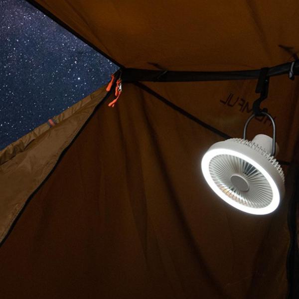 NEW 캠핑 서큘레이터 LED 선풍기 조명 벽걸이 캠핑선풍기 이미지